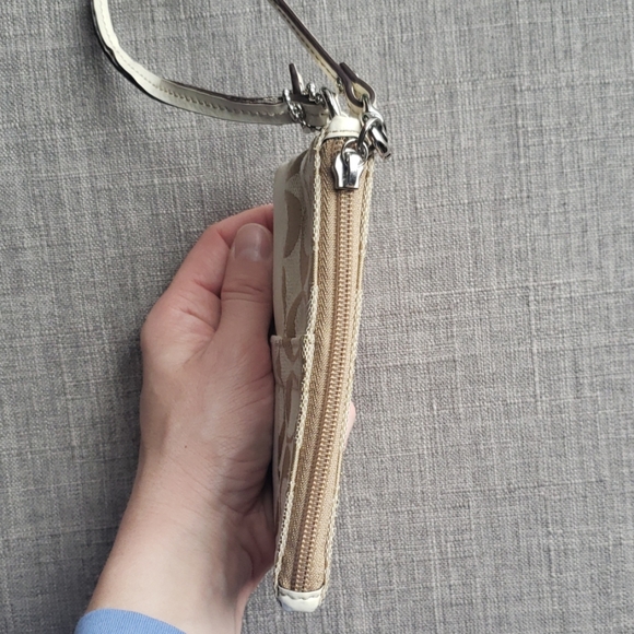 Coach Beige Wristlet - Picture 8 of 8